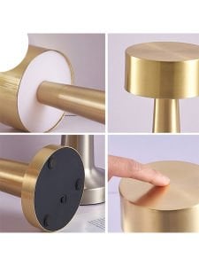 Dalya Şarjlı Dekoratif Dokunmatik Masa Lambası 3 Renk Modlu