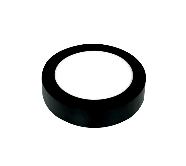 18 Watt Siyah Kasa Sıva Üstü Yuvarlak Led Panel