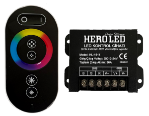 36 AMPER TOUCH (DOKUNMATİK) RGB LED KONTROL CİHAZI