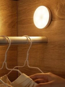 2'li Paket Şarjlı Sensörlü Mıknatıslı Kabin Led Aydınlatma Lamba Koridor Dolap Dekoratif Spot Aydınlatma Natural 4000K