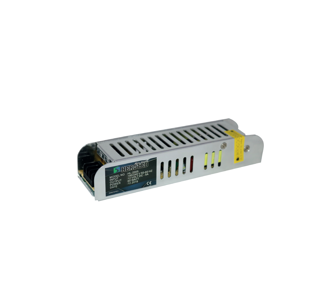5 Amper Slim Kasa 12 Volt Şerit Led Trafosu