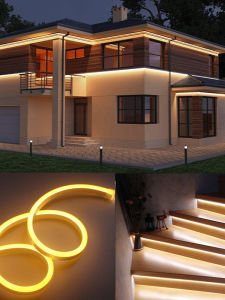 12V NEON ŞERİT LED 5 METRE NEON LED GÜNIŞIĞI