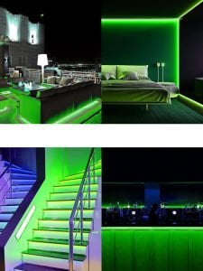 12V NEON ŞERİT LED 5 METRE NEON LED YEŞİL