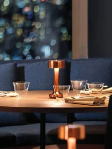 Dalya Şarjlı Dekoratif Dokunmatik Masa Lambası 3 Renk Modlu