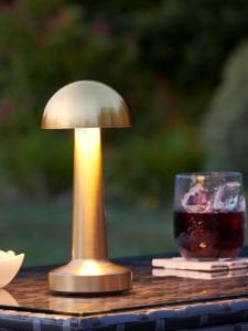 Lotus Şarjlı Dekoratif Dokunmatik Masa Lambası 3 Renk Modlu