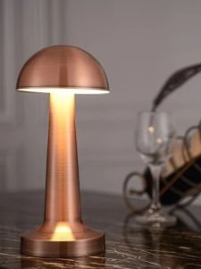 Lotus Şarjlı Dekoratif Dokunmatik Masa Lambası 3 Renk Modlu