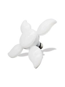 20 Watt Katlanabilir Mini 4+1 Mango Pervane Led Ampul Beyaz Işık E27 Duylu