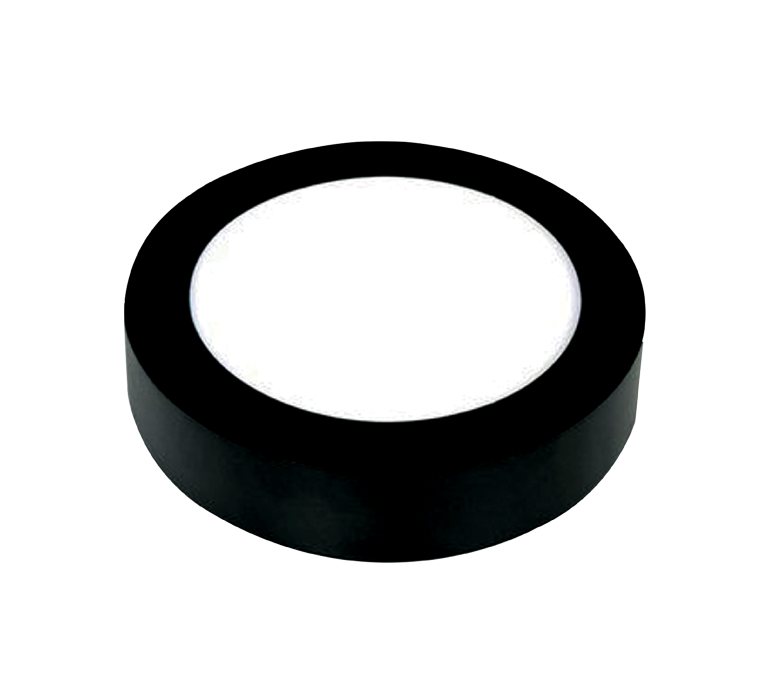 24 Watt Siyah Kasa Sıva Üstü Yuvarlak Led Panel