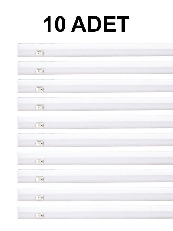 10 ADET 18 WATT 120 CM T5 BANT ARMATÜR