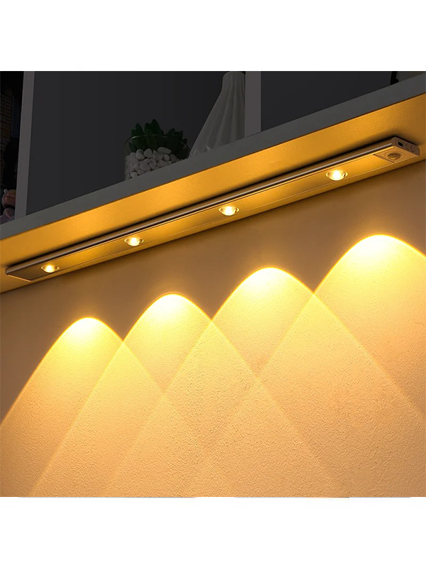 60 cm 6W Hareket Sensörlü Şarjlı Sensörlü Taşınabilir Led Cabinet 3 Renkli