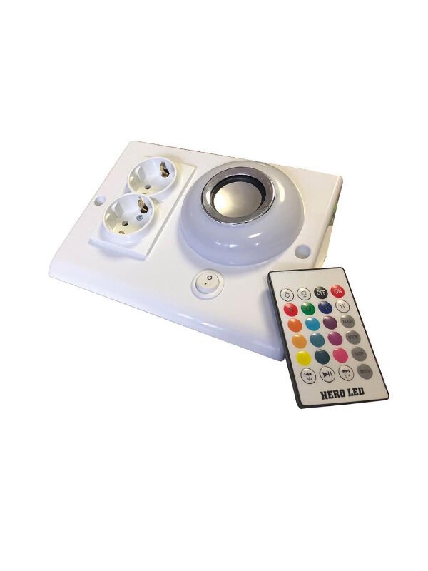 6W Müzik Çalarlı Tezgah Altı Aydınlatma Rgb Ledli Bluetooth Hoparlörlü Kumandalı Mutfak Aydınlatma BEYAZ