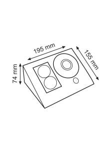 6W Müzik Çalarlı Tezgah Altı Aydınlatma Rgb Ledli Bluetooth Hoparlörlü Kumandalı Mutfak Aydınlatma SİYAH