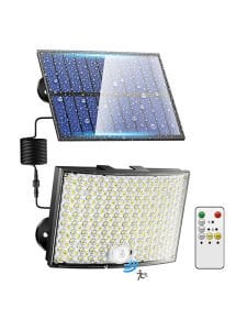 268 Ledli Solar Projektör 60W Güneş Enerjili Hareket Sensörlü Led Projektör