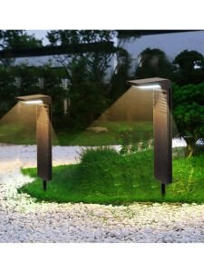 10W Solar Bahçe Armatür Güneş Enerjili Solar Led Kazıklı Çim Armatürü Bahçe Yer Aydınlatma