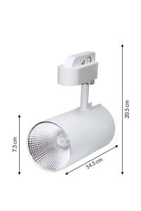 30 Watt Ray Spot Pluton Beyaz - Yeni Kasa