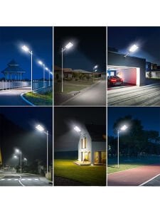 1200 Watt Solar Sokak Armatürü - Beyaz Işık