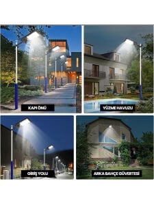 100 Watt Solar Sokak Armatürü
