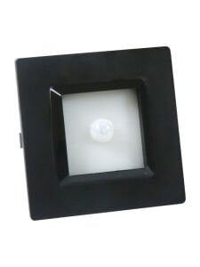 Siyah Kasa 3 Watt Kare SENSÖRLÜ Merdiven Armatürü