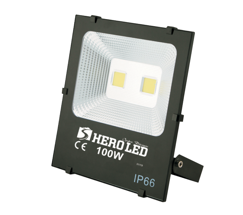 12-24 VOLT 100 WATT COB LED PROJEKTÖR