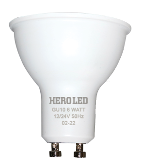 ARABA TEKNE YAT KARAVAN AYDINLATMA 6 WATT 10/30V AC/DC GU10 LED AMPUL