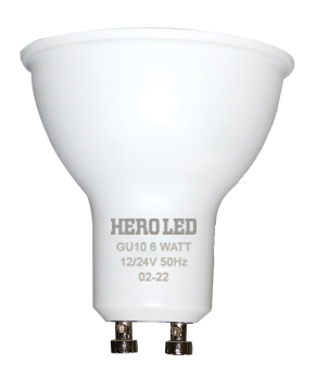 ARABA TEKNE YAT KARAVAN AYDINLATMA 6 WATT 10/30V AC/DC GU10 LED AMPUL