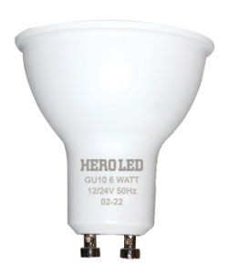 ARABA TEKNE YAT KARAVAN AYDINLATMA 6 WATT 10/30V AC/DC GU10 LED AMPUL