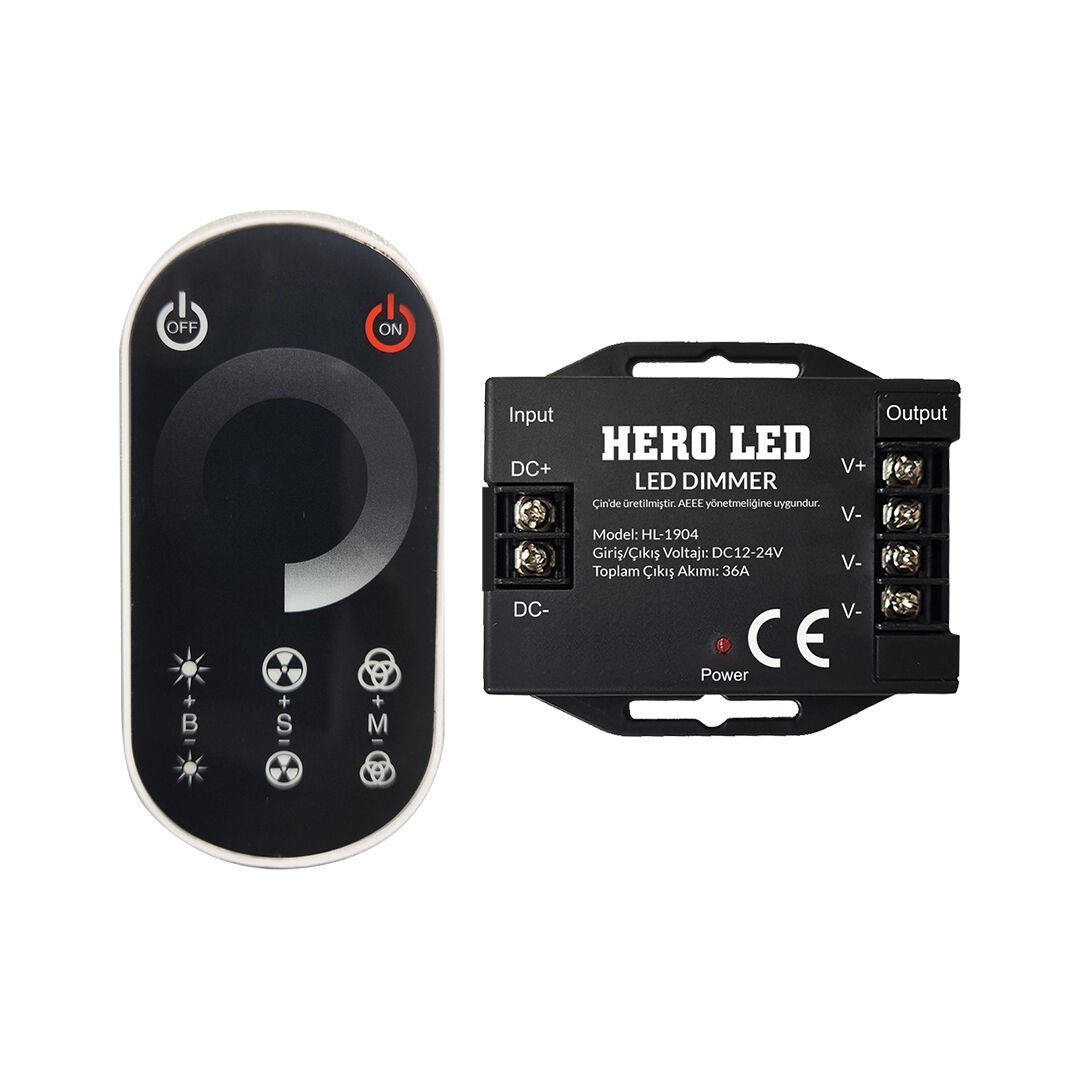 36A Dokunmatik Touch Led Dimmer Uzaktan Kumanda ve Kontrol Cihazı