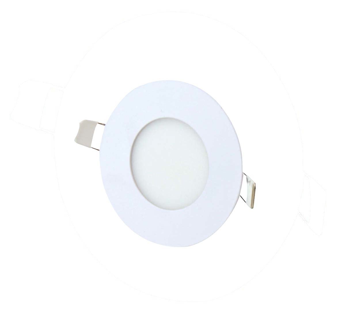 12/24 Volt 3 Watt Sıva Altı Yuvarlak Led Panel