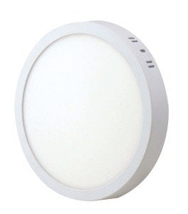 12/24 Volt 18 Watt Sıva Üstü Yuvarlak Led Panel